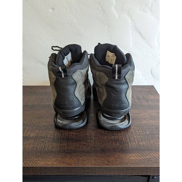 Z-Coil High Desert Gray and Black Hiking Boots Pain Relief Spring Heel Size 10 - Picture 4 of 11
